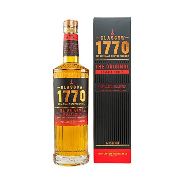 Glasgow 1770 The Original Single Malt Whisky 46° 70CL