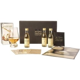 Grehge ts & Liqueurs Coffret de dégustation de whisky Régions dÉcosse 5 x 30 ml Whiskies de malt + un verre de dégustation d