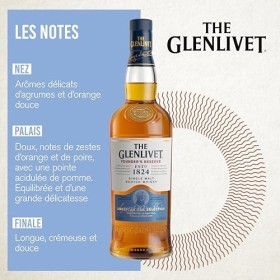 Lot de Whisky Ecossais Single Malt THE GLENLIVET Founders Reserve + ABERLOUR 10 ans Whisky Ecossais Single Malt - 40%, 70cl