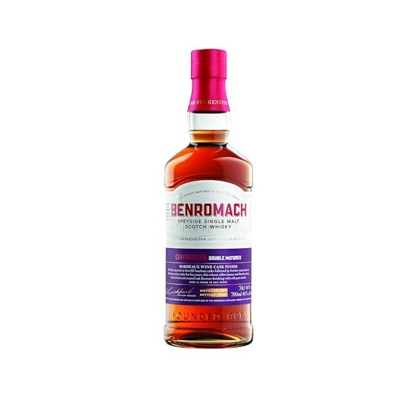 BENROMACH - 2011 Château Cissac - Single Malt Whisky - Origine : Ecosse/Speyside - Notes de miel et fruits rouges - Tourbe lé