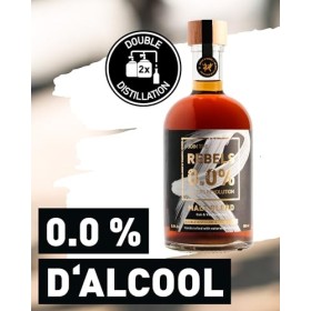 REBELS 0.0% Alternative Whisky sans alcool 500 ml | Malt Blend | Distillé deux fois pour un arôme intense | Boisson fabriqué 