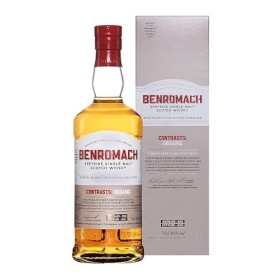 BENROMACH - Organic - Single Malt Whisky - Origine : Ecosse/Speyside - Notes de Vanille, Pomme & Caramel - A servir sur glace