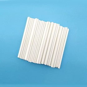 Bâtons de chocolat sucettes sucettes solides sucettes à sucre en papier de cuisine, dîner et bar FOp197 blanc, taille unique
