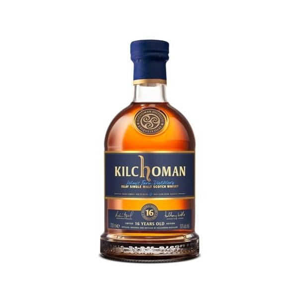 KILCHOMAN 16 ans - Whisky - 50% Alcool - Origine : Ecosse/Islay - Bouteille de 70cl