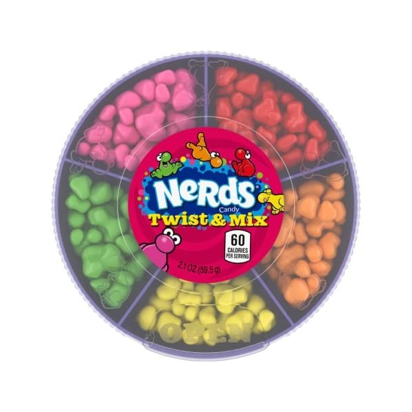 New Nerds Candy Twist and Mix Lot de bonbons durs 59,5 g