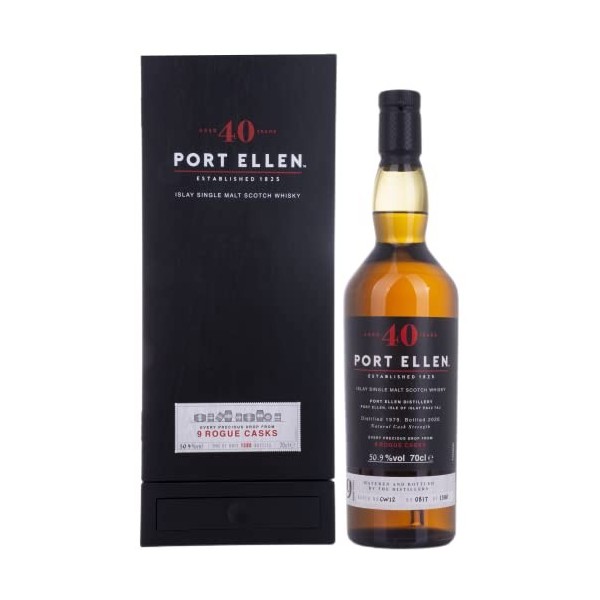 Port Ellen 40 Years Old 1979/2020 9 Rogue Casks 50,9% Vol. 0,7l in Giftbox