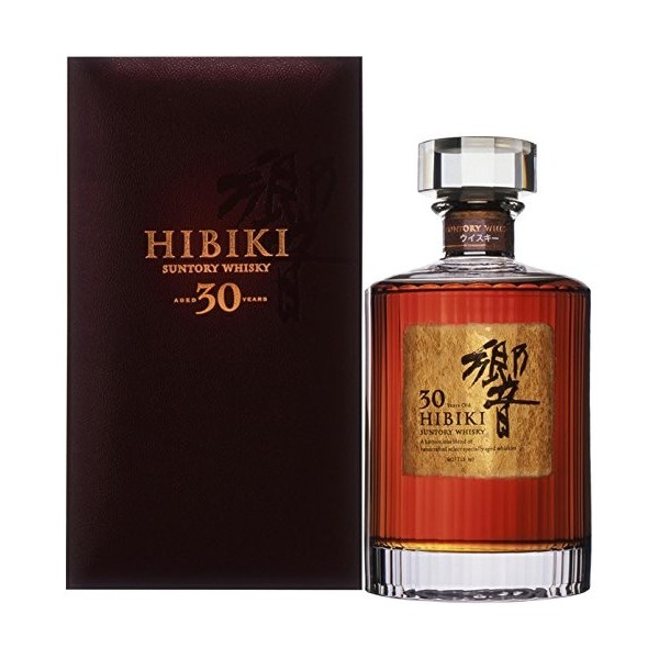 Hibiki Suntory 30 Year Old Japanese Blended Whisky 70cl Bottle