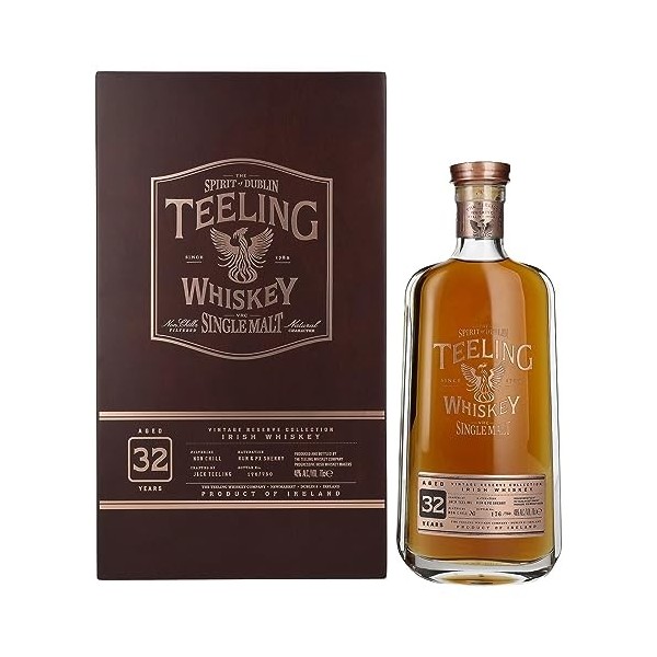 Teeling Whiskey 32 Years Old VINTAGE RESERVE COLLECTION 46% Vol. 0,7l in Holzkiste