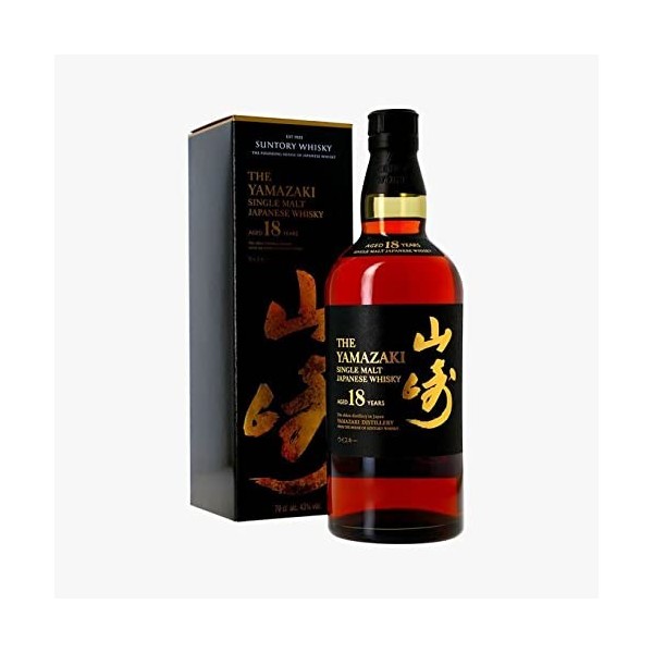 Les5CAVES - Whisky The Yamazaki, 18 ans dâge 43° - 70cl