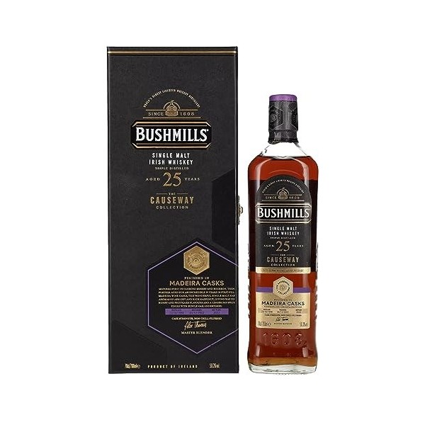 Bushmills THE CAUSEWAY COLLECTION Single Malt Madeira Casks 1996 50,3% Vol. 0,7l in Giftbox