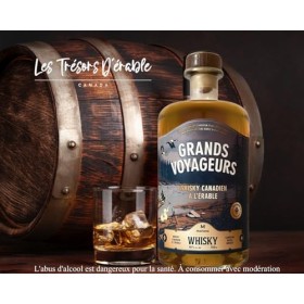 Whisky canadien au sirop dérable Grands voyageurs - Les Trésors dérable