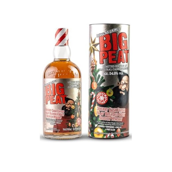 BIG PEAT - Christmas Edition 2023 Sherry Finish - Blended Malt Whisky - 54,8% - Origine : Ecosse/Islay - Bouteille 70 cl