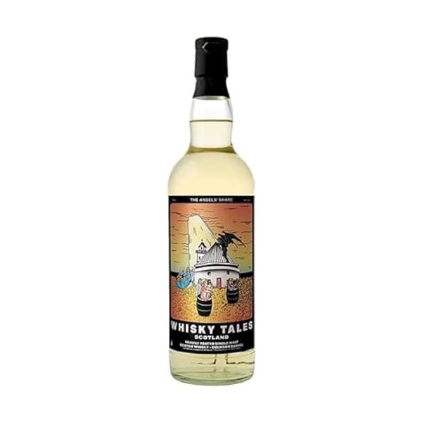 WHISKY TALES - Heavily Peated Single Malt Scotch Whisky - 46% Alcool - Origine : Ecosse - Bouteille 70cl