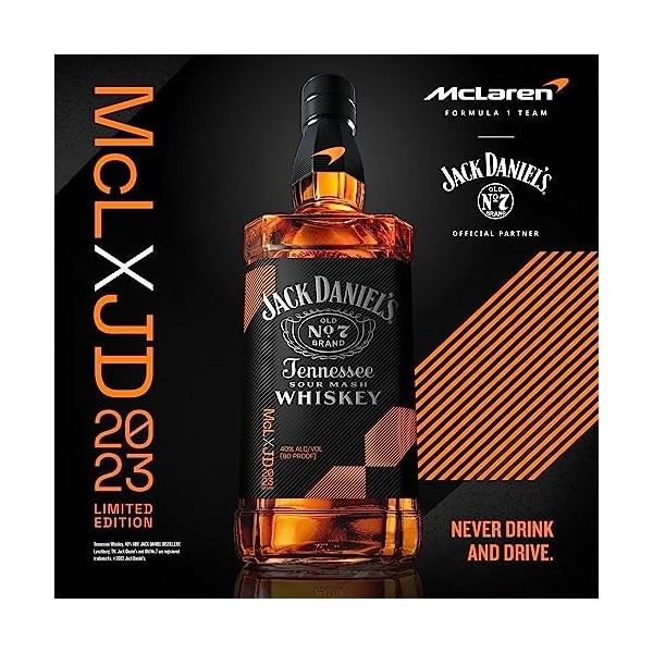 Jack Daniels McLaren Formula 1 Team Edition 2023 40% Vol. 0,7l in Giftbox