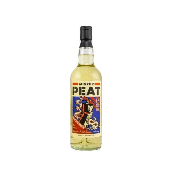 MISTER PEAT Batch Strength - Single Malt Whisky - 53,7% Alcool - Origine : Ecosse - Bouteille 70 cl