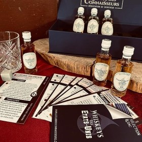 Coffret dégustation Whiskeys des États-Unis - 6 x 40ml - En Solo Ou En Duo - Le Club Des Connaisseurs - Coffret Cadeau Homme