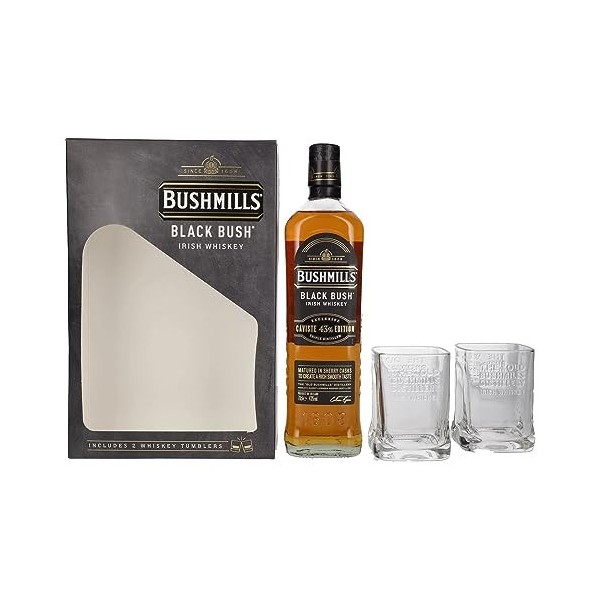 Bushmills Black Bush Caviste Edition Coffret 2 verres