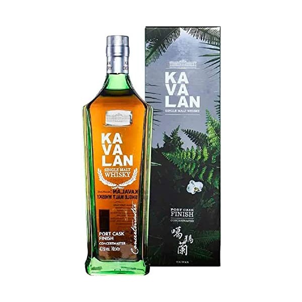 KAVALAN - Concertmaster Étui Festif - Single Malt Whisky - 40% Alcool - Origine : Taïwan - Bouteille 70 cl