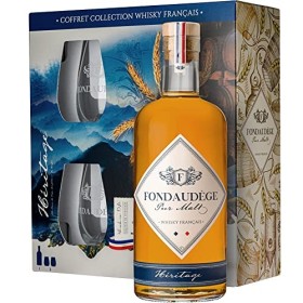 Fondaudège Coffret Whisky + 2 verres 40° 70cl