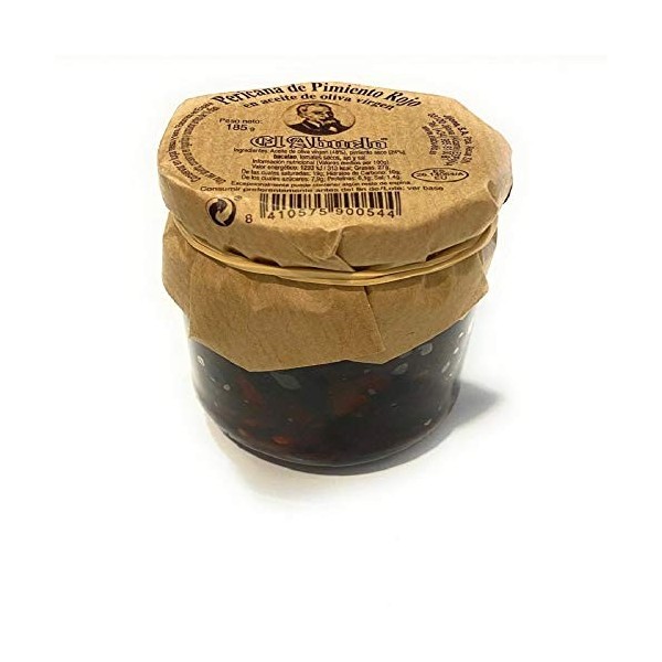Piment rouge et huile dolive vierge 185 g