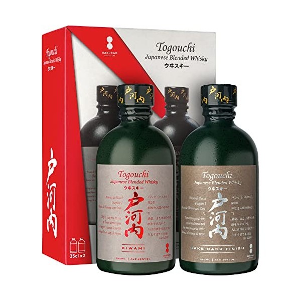 Togouchi Kiwami/Saké Cask Coffret Whisky Japonais 40° 2x35cl