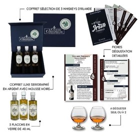 Le Ptit Irish - Coffret Dégustation Whisky Irlandais 3 x 40ml - Le Club Des Connaisseurs