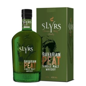 Slyrs Bavarian Peat Single Malt Whisky 43% Vol. 0,7l in Giftbox