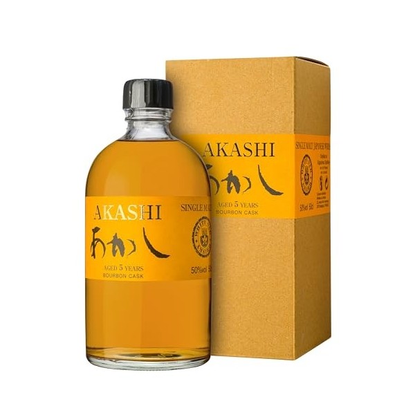 Akashi Single Malt 5 ans Whisky Japonais Bourbon Cask 50° 50cl