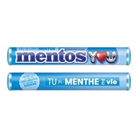 Mentos - Pack de 4 Rouleaux Bonbons à La Menthe, Tendres Et Croquants- 152g Lot de 5 