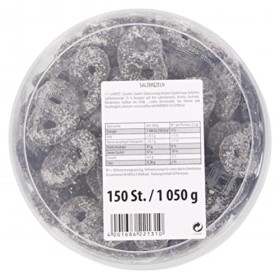 Haribo Salzbrezel, 150 pièces, 1050g Barquette hermétique