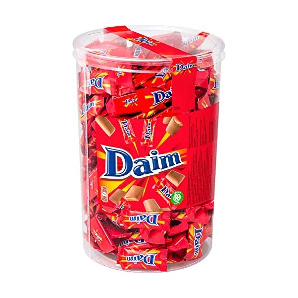 Daim - Bonbons au Chocolat au Lait, Caramel Fondant et Amandes - Emballages Individuels - Format Familial - Sachet de 500 g 