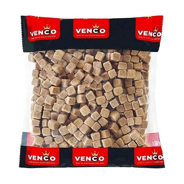 Venco - Soft Salt Salmiak Liquorice cubes Zoute griotten - 1kg