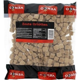 Venco - Soft Salt Salmiak Liquorice cubes Zoute griotten - 1kg