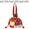 BBAUER Sacs Noël - Sacs Noël pour Bonbons,Sacs demballage Noël Portables avec Cordon Serrage pour, Fournitures fête