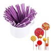 100 BâTonnets de Sucettes, BâTonnets de Sucettes ColoréEs de 4 Pouces, BâTonnets de Sucette pour Bonbons, Chocolat Sucré, Fab