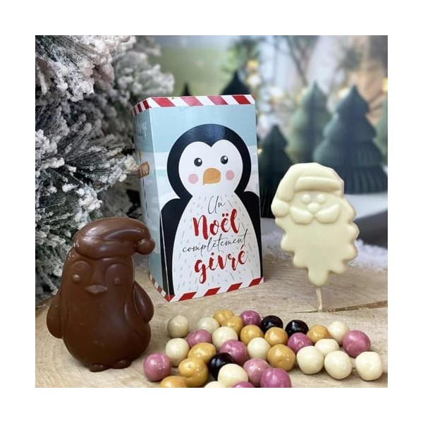 Box surprise enfants | moulage de noël |Chocolat enfants | Chocolat Noel artisanal Chocodic