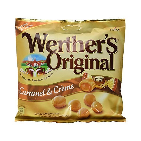 Werthers - Original Caramel & Cream Original Karamell & Crème | Poids Total 225 grams