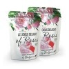 Bonbons parfumés à la rose Lokum avec pétales de rose de Damas