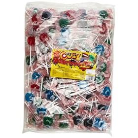 Cool Malermeister Lot de 200 sucettes colorées dans un sac de 1 kg, 1 paquet 1 x 1 kg 