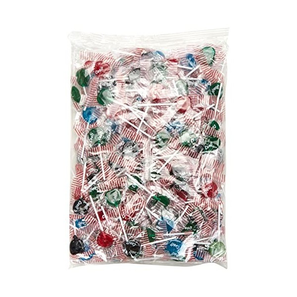 Cool Malermeister Lot de 200 sucettes colorées dans un sac de 1 kg, 1 paquet 1 x 1 kg 