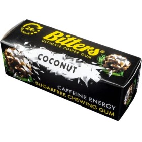 Bitters Chewing-gum Energisant à la Caféine et Taurine | Energy Chewing Gum with Caffeine and Taurine | 8 Paquet 8 Pack , 8 