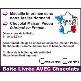 Boite de Chocolat garnie Merci Maîtresse - Idée de Cadeau Original Fin dAnnée Scolaire noël remerciement. Lécole est finie&nbsp;