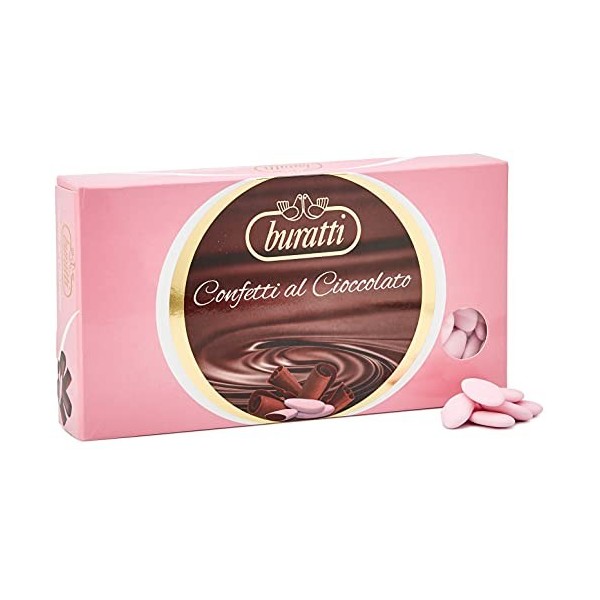 Buratti Confetti Dragées au Chocolat Rose 1 Kg