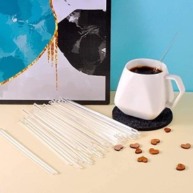 Josenidny 100 PièCes 4 Pouces Acrylique Bâtons de Sucette Tiges Acryliques RéUtilisables Claires pour Faire des Sucettes Gâte