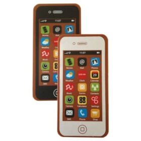 Smartphone en chocolat - couleur blanche - 40 g