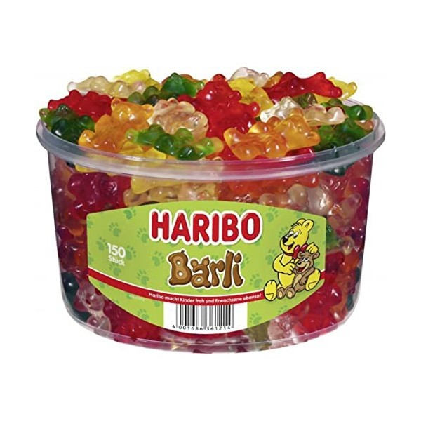 Haribo - Bonbons Bärlen en forme doursons - 150 par boîte