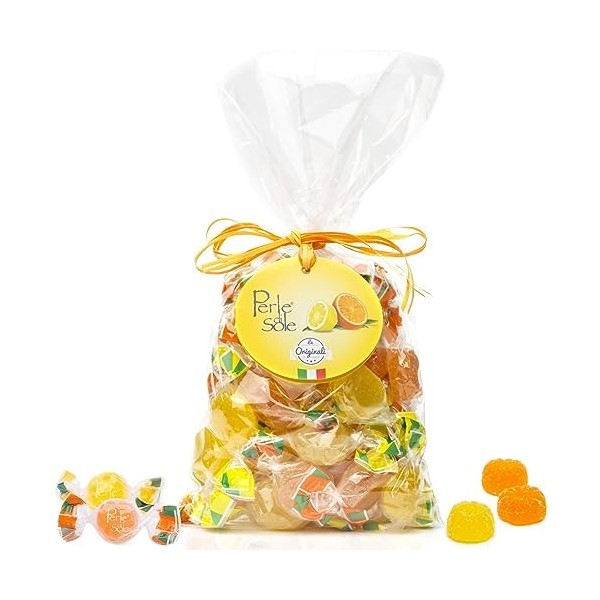 Bonbons Gelées au citron et à lorange 500 Gr. - Perle di Sole