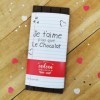 NostalGift.com - Tablette de chocolat au lait - "Je taime plus que le chocolat"