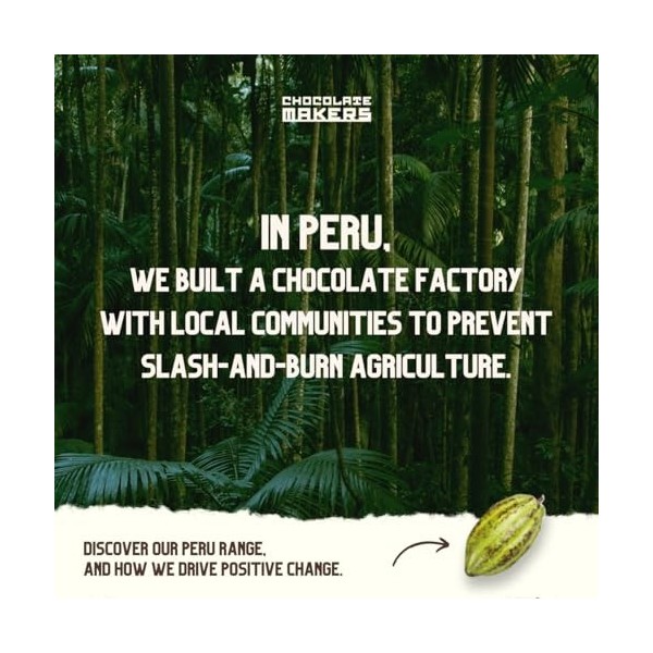 Chocolate Makers Chocolat noir bio 80% "Pérou" 80gr 