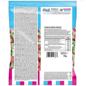 Vidal - Tajadas Sandia Sucre, Caramel en caoutchouc, 1000 g